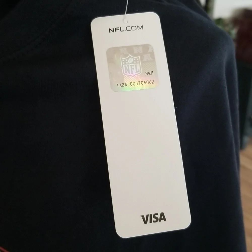 Houston Texans 3x Ladies NFL Gear Shirt Navy New With Tags - Picture 4 of 5